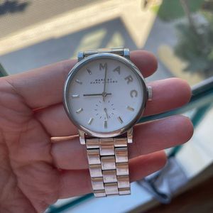 Marc Jacobs Baker Watch in Silve Stainless Steel